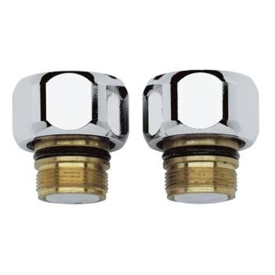 GROHE terugslagklep set 2stuks chroom