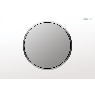 Geberit Sigma10 bedieningplaat met frontbediening voor toilet 24.6x16.4cm wit