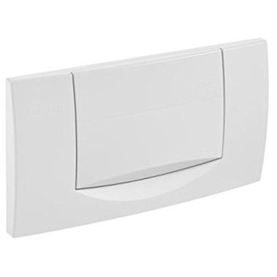 Geberit 200F bedieningplaat met frontbediening voor toilet 34x18.5cm wit