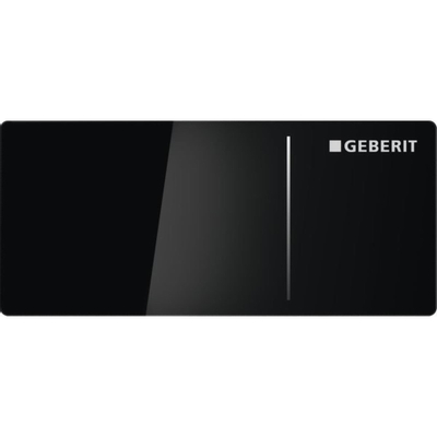 Geberit Sigma70 afstandsbediening voor sigma inbouwreservoir 12cm glas zwart