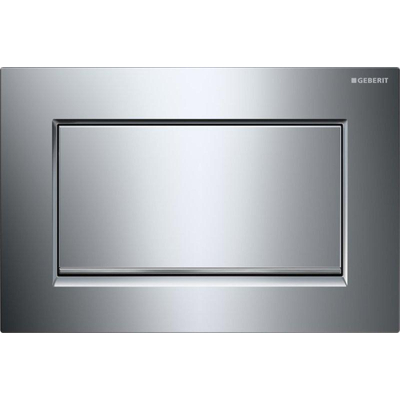 Geberit Sigma10 bedieningsplaat - 2-toets spoeling - rechthoekige knoppen - vergr. gl.chr/geb/gl.ch