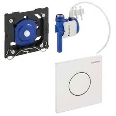Geberit type 01 urinioir bedieningsplaat - pneumatisch - ronde knop - glans chroom
