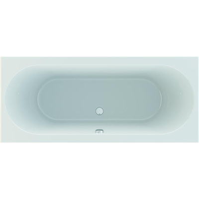 WaveDesign by Wisa Leto Ligbad 190x90x50cm 52cm rechthoek Acryl Wit