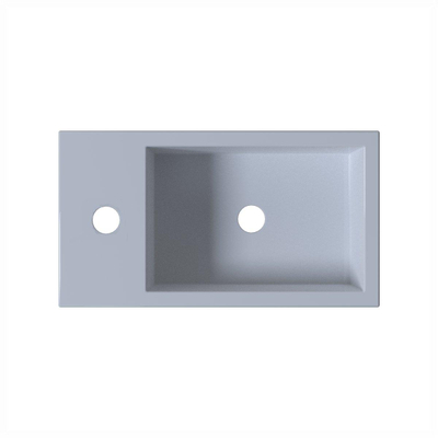 Royal Plaza Rodik fontein 40x22cm kraangat links wit glanzend