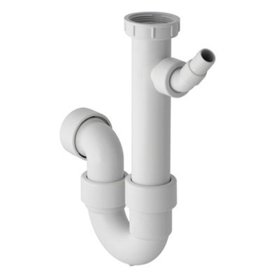 Geberit sifon voor gootsteen met slangtule met pakking 6/4x40mm enkel