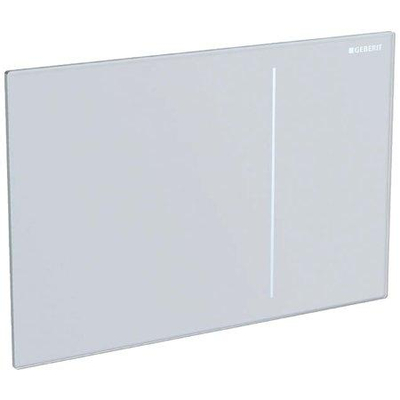 Geberit Sigma70 bedieningplaat, 2-toets spoeling frontbediening voor toilet 24x15.8cm klantspecifiek