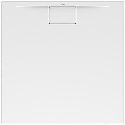 Villeroy & Boch Architectura Metalrim kunststof douchebak acryl vierkant 100x100x1.5cm mat wit