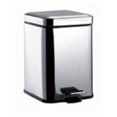 Emco System 2 afvalemmer vierkant edelstaal
