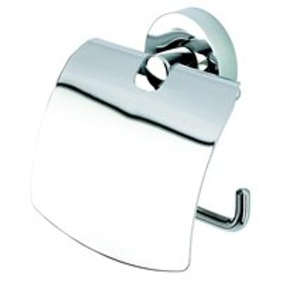 Geesa Luna closetrolhouder met klep chroom
