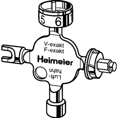 Heimeier Universele instelsleutel Regulux N