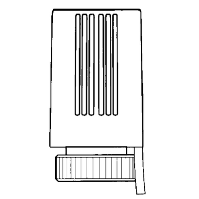 Heimeier Elektro thermische stelaandrijving 24 V met eindcontact
