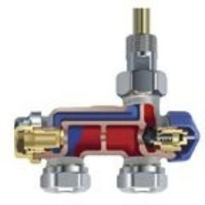 Heimeier e z ventiel 1 pijips recht 1/2