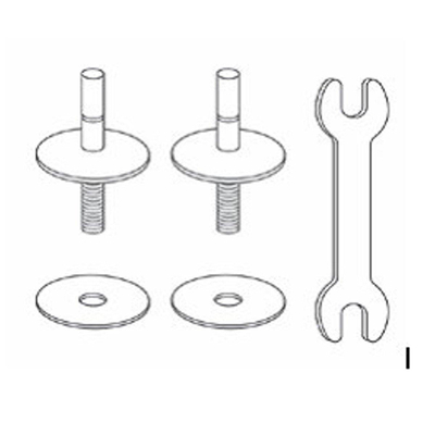 Villeroy & Boch scharnieren voor closetzitting memento subway 2.0