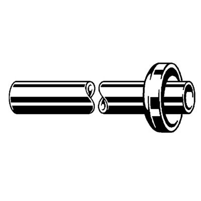 Viega buis en rozet voor uitlaatfitting 5/4x50cm chroom