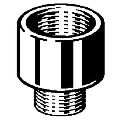 Viega Draadfitting neusstukje 3/4 bi. x 1/2 bu. chroom