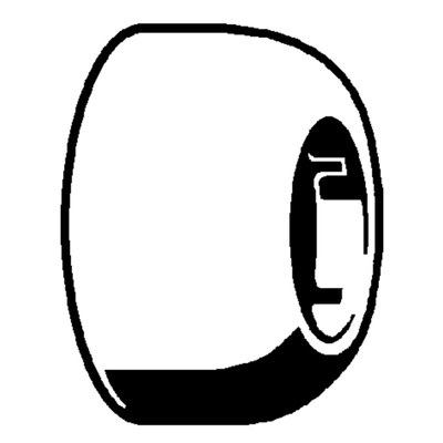 Viega kunststof sifonrozet 5/4 wit