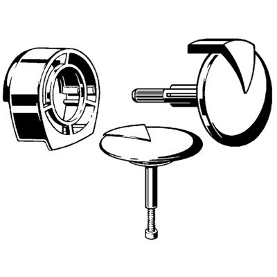 Viega Multiplex multiplex trio visign MT1 afbouwdeel chroom