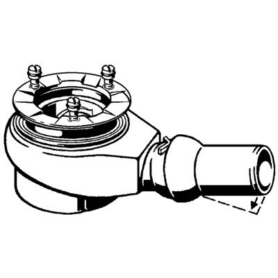 Viega Tempoplex Basisgarnituur 90 Mm. Wit