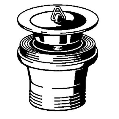 Viega Project gootsteenplug 1 1/2x 70 chroom