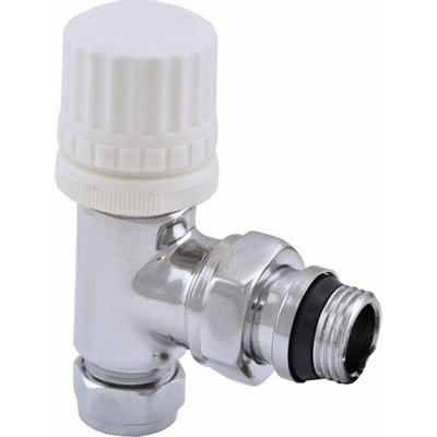 Riko luxe therm.voorber.vent.1/2''x15 (M22) knel haaks chroom