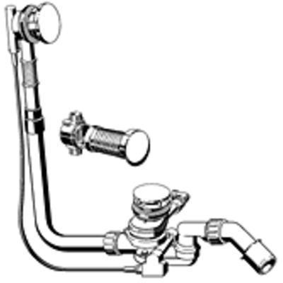 Viega Multiplex trio f badafvoer met toevoer 725x40 50 chroom