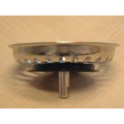 Viega korfzeef voor gootsteen met handbediening chroom