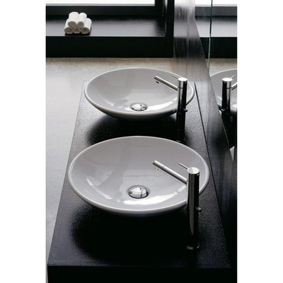 Royal Plaza Latona opzetwastafel 46cm zonder kraangat wit