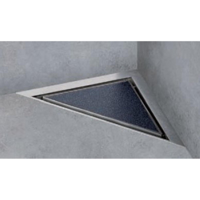 Easy Drain AquaJewels Delta tegel 20x20cm met zijuitlaat 50mm waterslot 30/35/50mm AJDE ZT