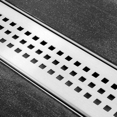 Easy Drain Multi rooster enkel Carre 7 80cm RVS TWEEDEKANS