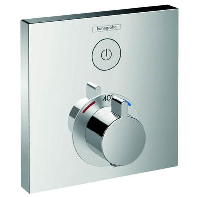 Hansgrohe ShowerSelect afbouwdeel voor inbouwkraan thermostatisch met 1 stopkraan chroom