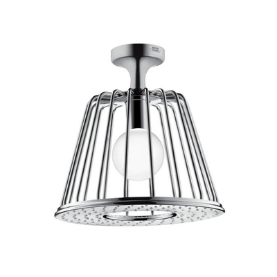 AXOR Nendo LampShower 27.5cm met douchearm 26.5cm plafondbevestiging chroom