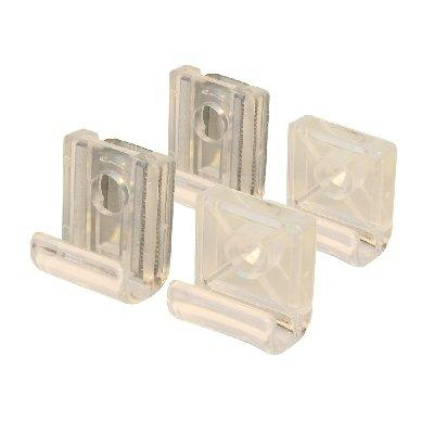 Royal Plaza Facet Spiegel Klemmen Set Licht Model/Transparant Nylon