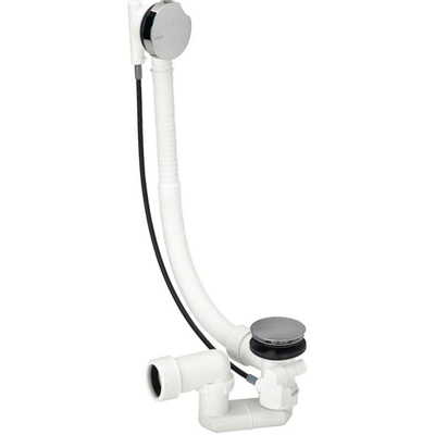 Royal Plaza Merlot universele badwaste met overloop made by viega chroom