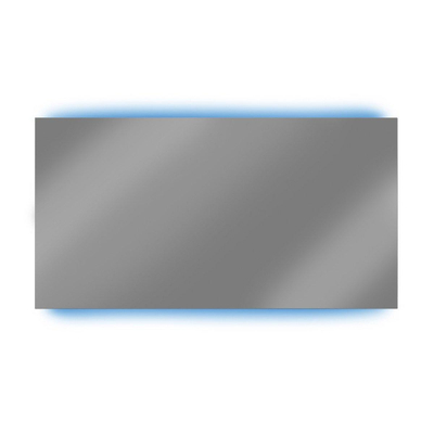 Looox C line spiegel - 120x70cm - led verlichting - boven en onder - aluminium