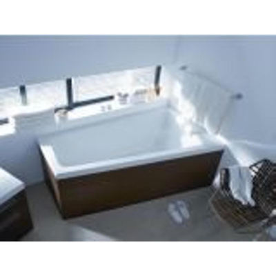 Duravit Paiova bad acryl afgeschuind links 170x100x46cm wit