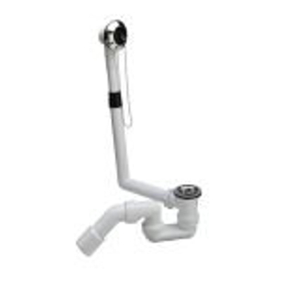 Viega Citaplex bad af- en overloopgarnituur kliksluiting messing Chroom