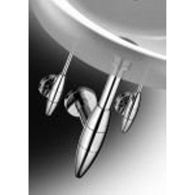 Viega Eleganta designbekersifon 5/4 met muurbuis met rozet chroom