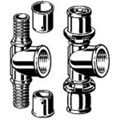 Viega Pexfit sok-overgang brons bu.dr. 50mmx1 1/4"