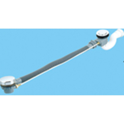 Royal Plaza Merlot wastafelplug 1 1/4" niet afsluitbaar geborsteld messing