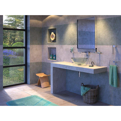 Geesa Nexx Glashouder met glas Chroom