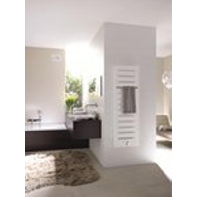 Zehnder Metropolitan Bar handdoekradiator 154x50cm 730watt Staal Wit glans