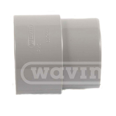 Wavin HWA x riool verloopstuk 80x75mm grijs