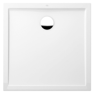 Villeroy & Boch Futurion Flat douchebak quaryl vierkant 90x90x2,5cm wit