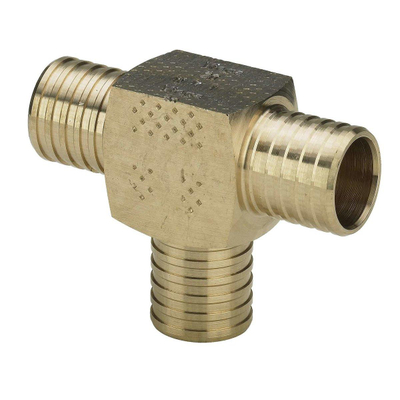 Viega Pexfit T-stuk verlopend brons 40x32x40mm