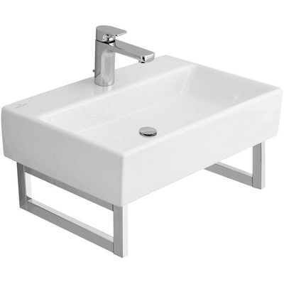 Villeroy en Boch Memento handdoekhouder inclusief bevestiging 34,5x10cm glans RVS OUTLETSTORE