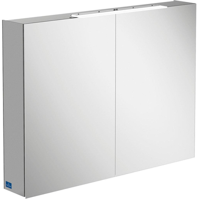 Villeroy & boch My view one spiegelkast 80,7x74,6 cm met 2 deuren met led