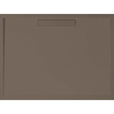 Villeroy & boch Squaro douchebak120x90x1,8cm met afvoer + frame bruin SHOWROOMMODEL