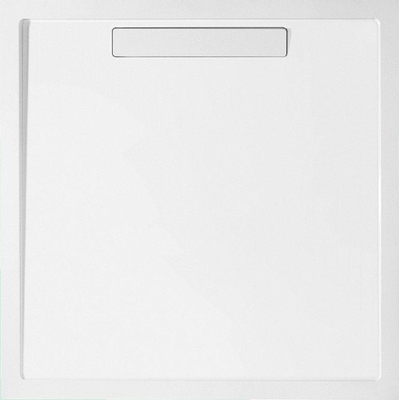 Villeroy en boch Squaro douchebak 90x90x1.8cm met afvoer en ondersteuning antraciet