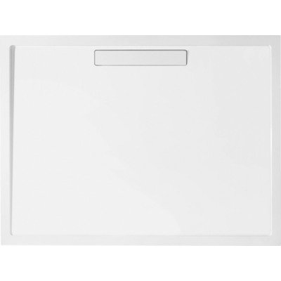 Villeroy & boch Squaro douchebak120x90x1,8cm met afvoer + frame bruin SHOWROOMMODEL