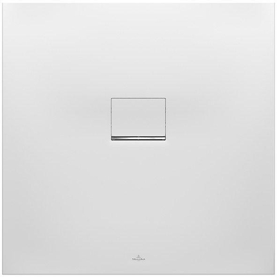 Villeroy & Boch Squaro infinity douchebak 90x90x4cm antraciet